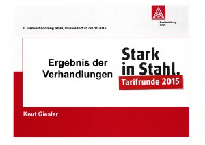 2015-11-16 Stahltarifrunde 2015 - Ergebnis